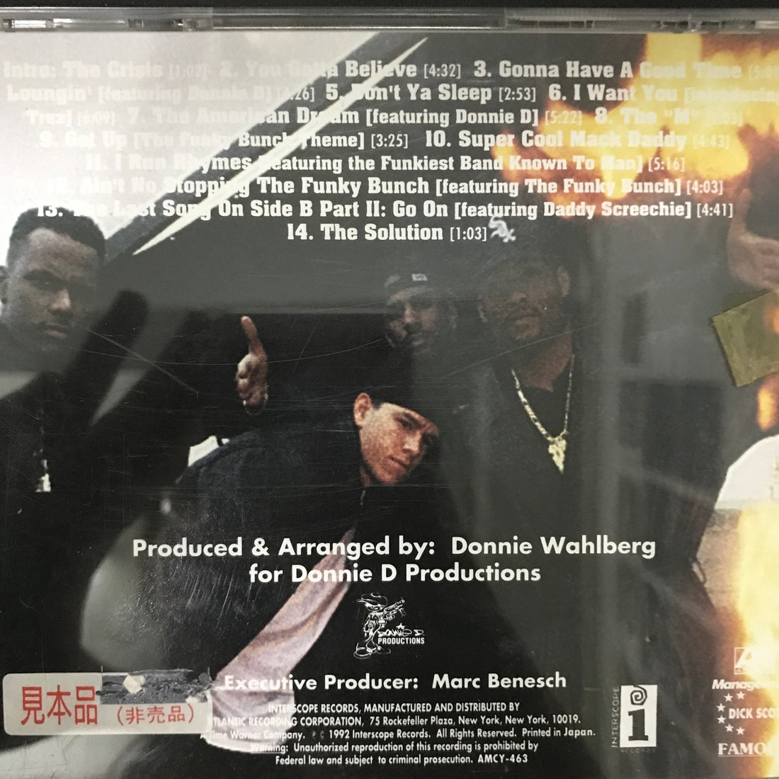 ซีดี Marky Mark And The Funky Bunch - You Gotta Believe CD VG+
