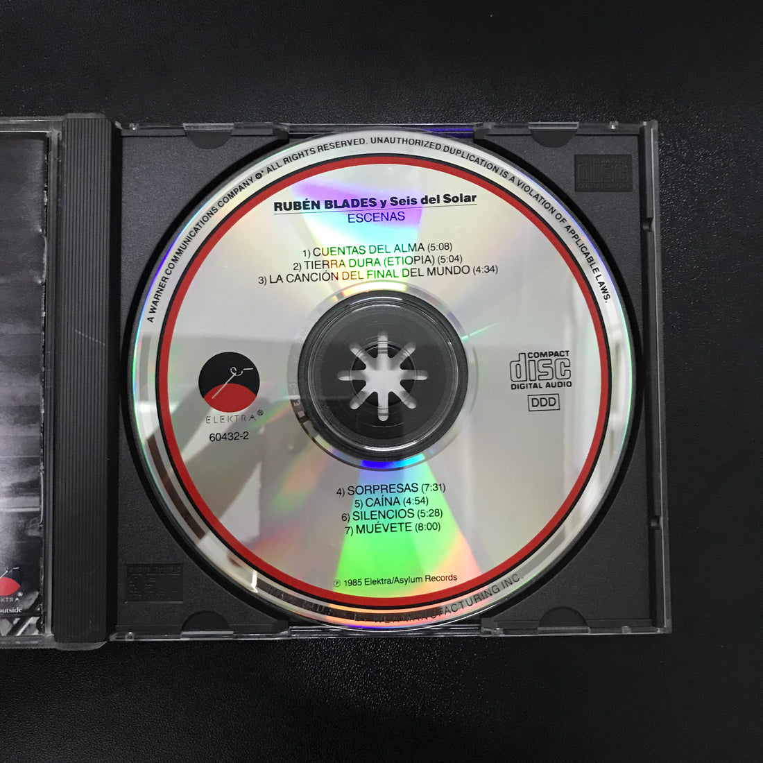 ซีดี Ruben Blades / Seis Del Solar - Escenas CD VG+