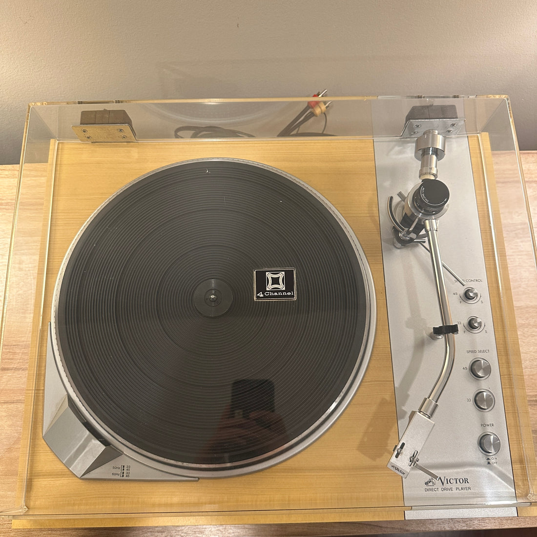 เครื่องเล่นแผ่นเสียง Victor JL-B41II Manual Direct Drive Turntable (220V)