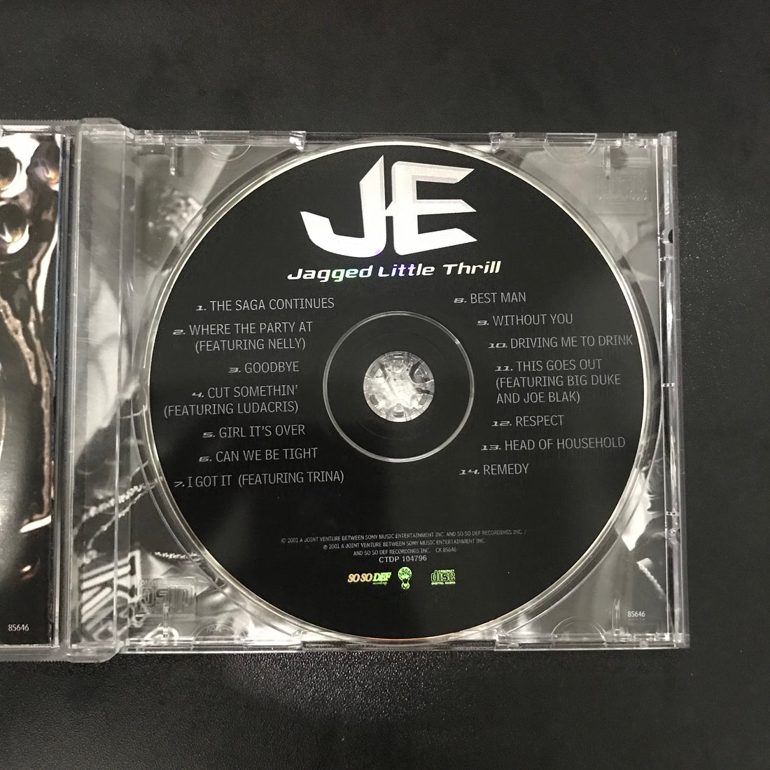 ซีดี Jagged Edge - Jagged Little Thrill CD VG+