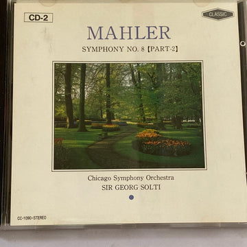 ซีดี Gustav Mahler - Mahler Symphony No.8 [Part-2] (CD) (VG+)