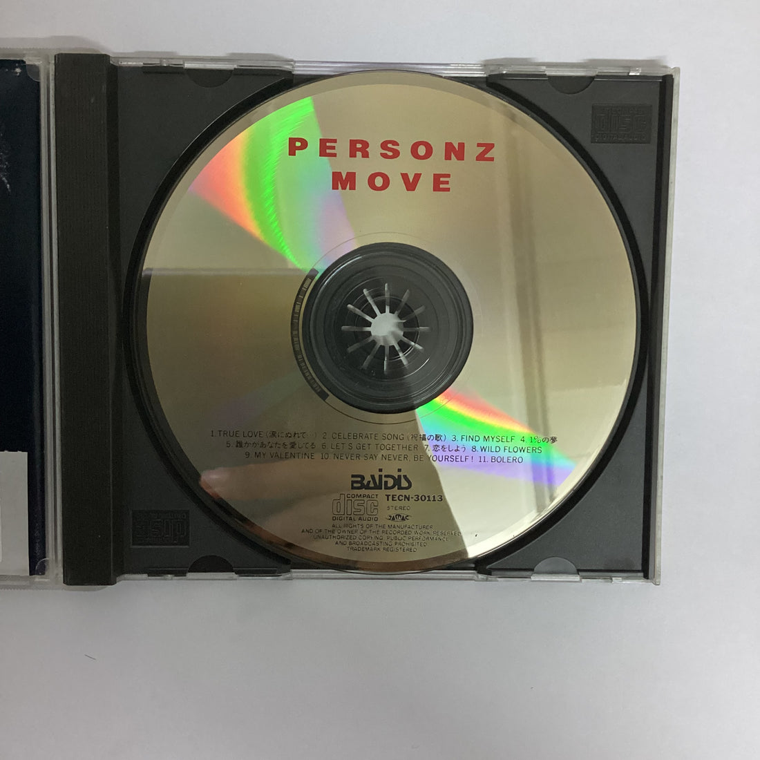 ซีดี Personz - Move CD VG