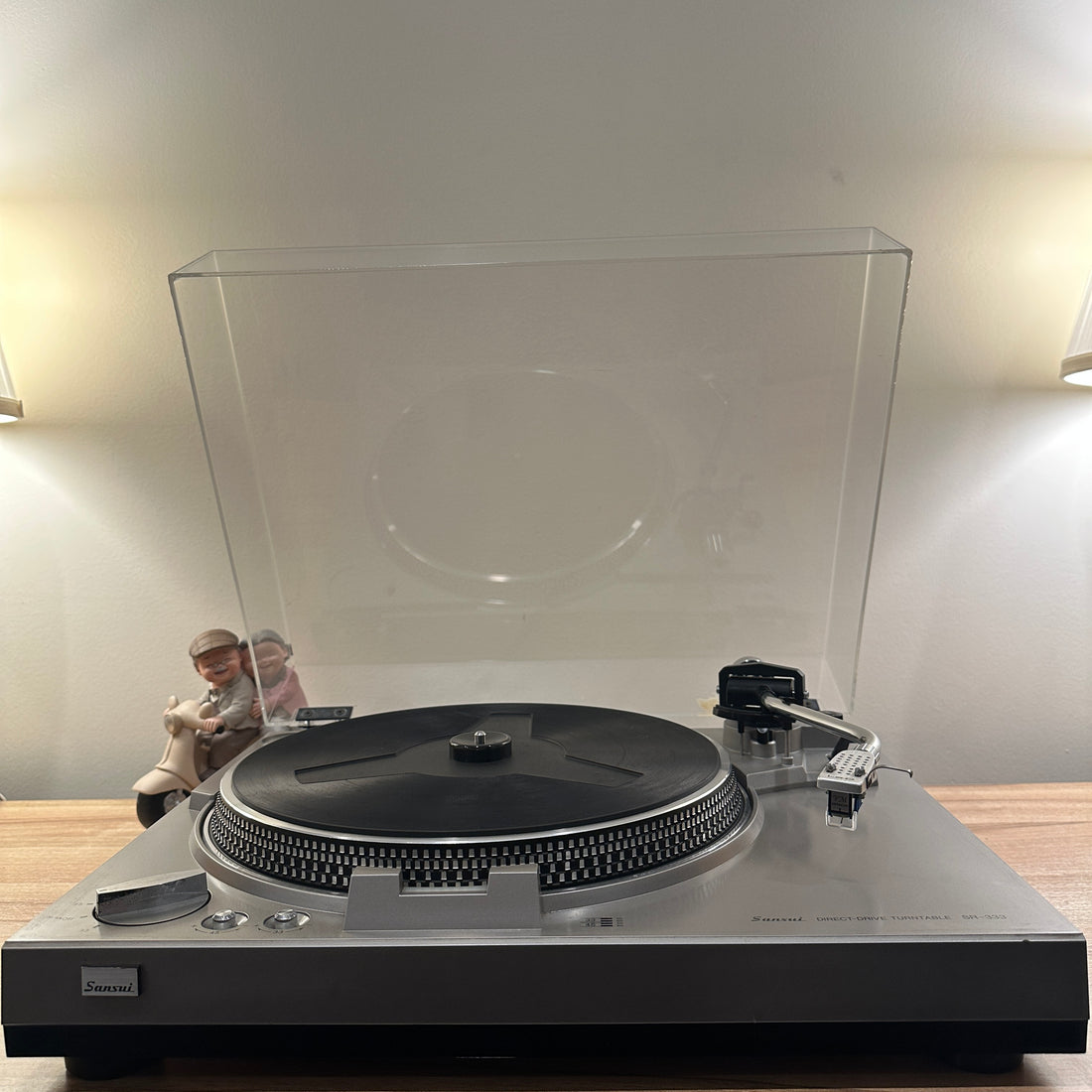 เครื่องเล่นแผ่นเสียง Sansui SR-333 Manual Direct Drive Turntable (220V)
