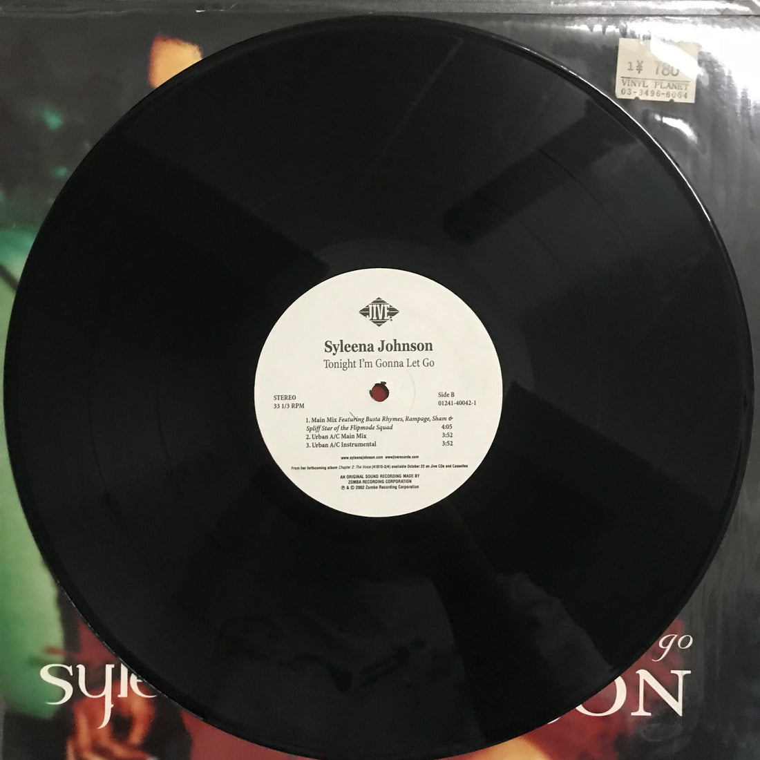 แผ่นเสียง Syleena Johnson - Tonight I'm Gonna Let Go Vinyl VG+