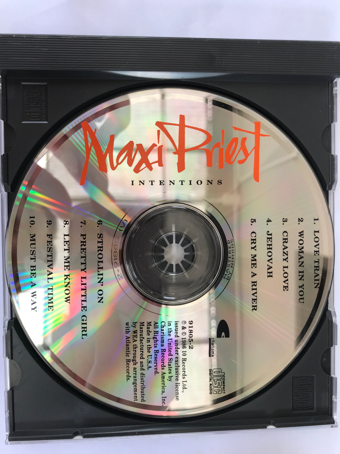ซีดี Maxi Priest - Intentions CD VG+