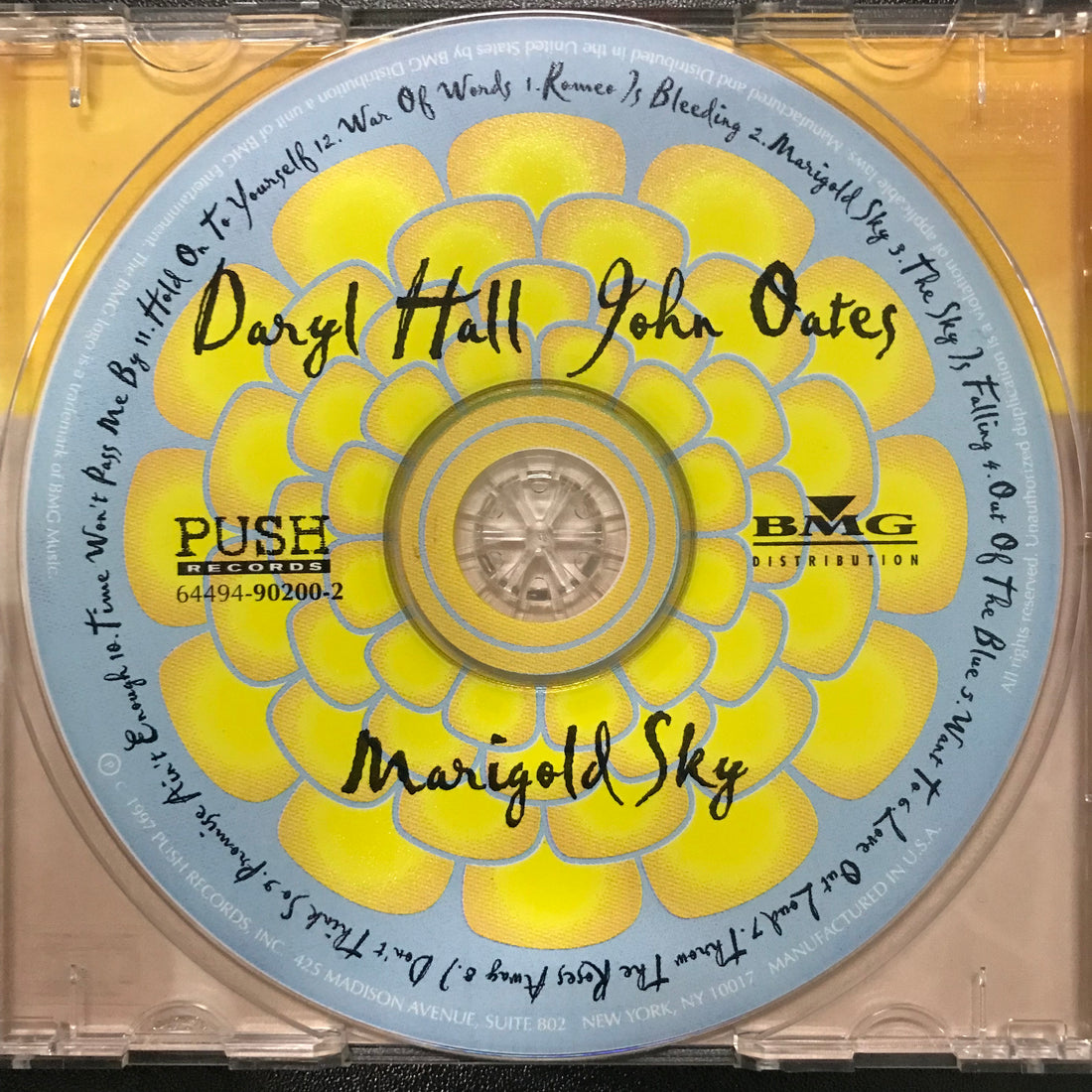 ซีดี Daryl Hall & John Oates - Marigold Sky CD VG+