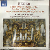 ซีดี Max Reger / Christian Barthen - Organ Works Volume 16 - Three Organ Pieces, Op. 7 Method Of Trio Playing / Three Chorale Preludes, Op. 67, Nos. 36-38 CD VG+