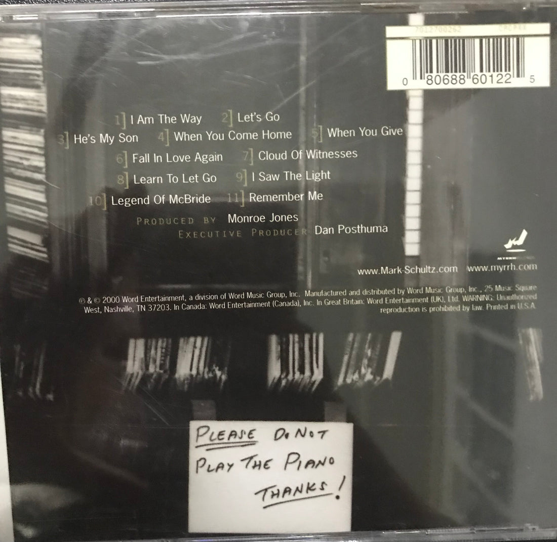 ซีดี Mark Schultz - Mark Schultz CD VG+