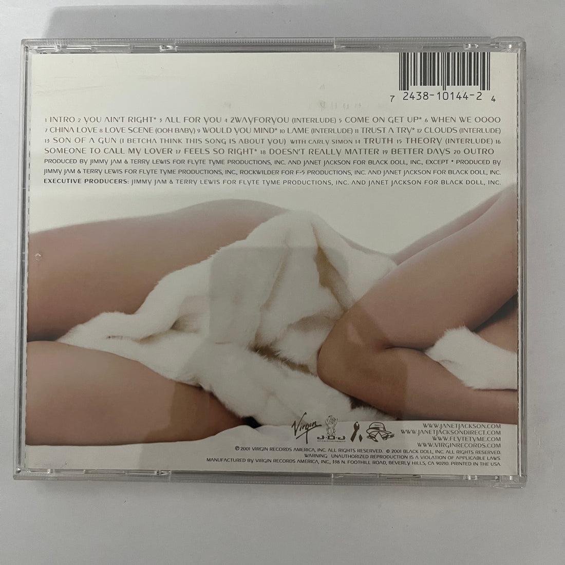 ซีดี Janet Jackson - All For You CD VG+