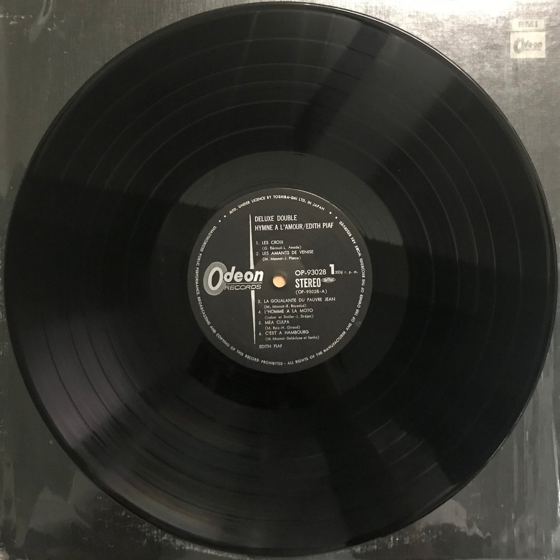 แผ่นเสียง Edith Piaf - Hymne A L’Amour Vinyl VG+ 2LPs