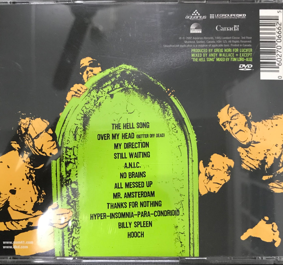 ซีดี Sum 41 - Does This Look Infected? CD VG+