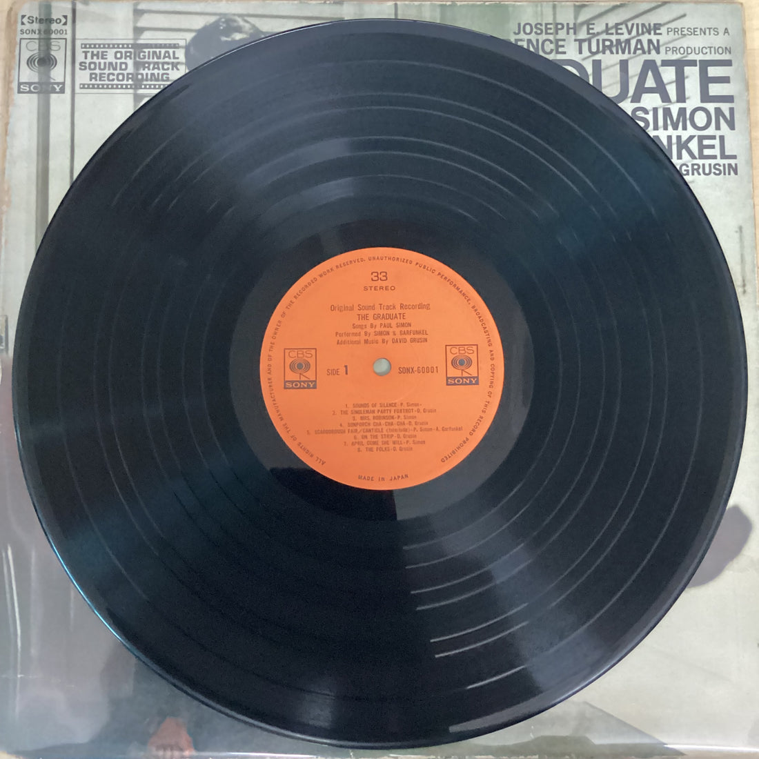 แผ่นเสียง Paul Simon, Simon & Garfunkel, Dave Grusin - The Graduate Original Sound Track Recording Vinyl VG+