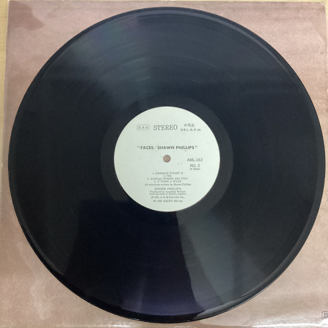 แผ่นเสียง Shawn Phillips - Faces Vinyl VG+