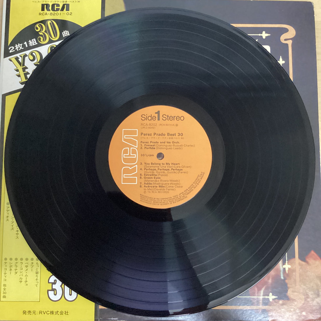 แผ่นเสียง Perez Prado - Best 30 Vinyl VG+ 2LPs