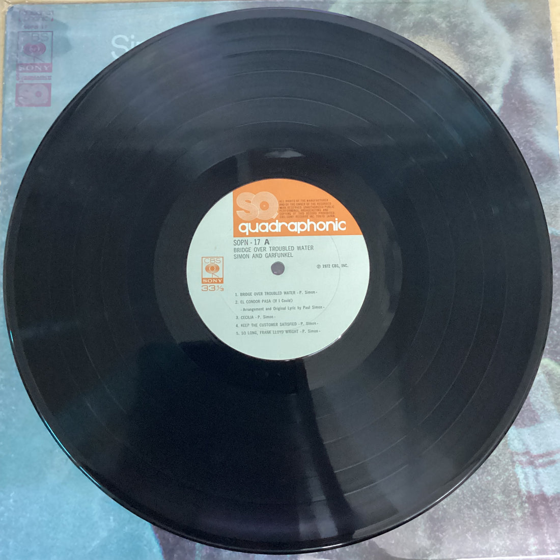 แผ่นเสียง Simon & Garfunkel - Bridge Over Troubled Water Vinyl VG+