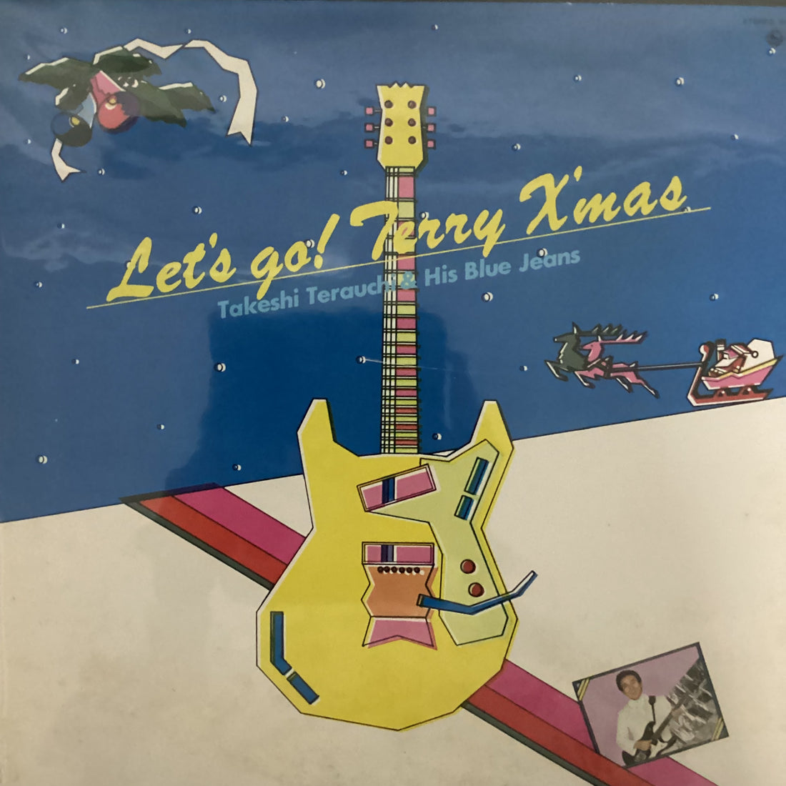 แผ่นเสียง Takeshi Terauchi & Blue Jeans - Let's Go Terry X'mas Vinyl VG+