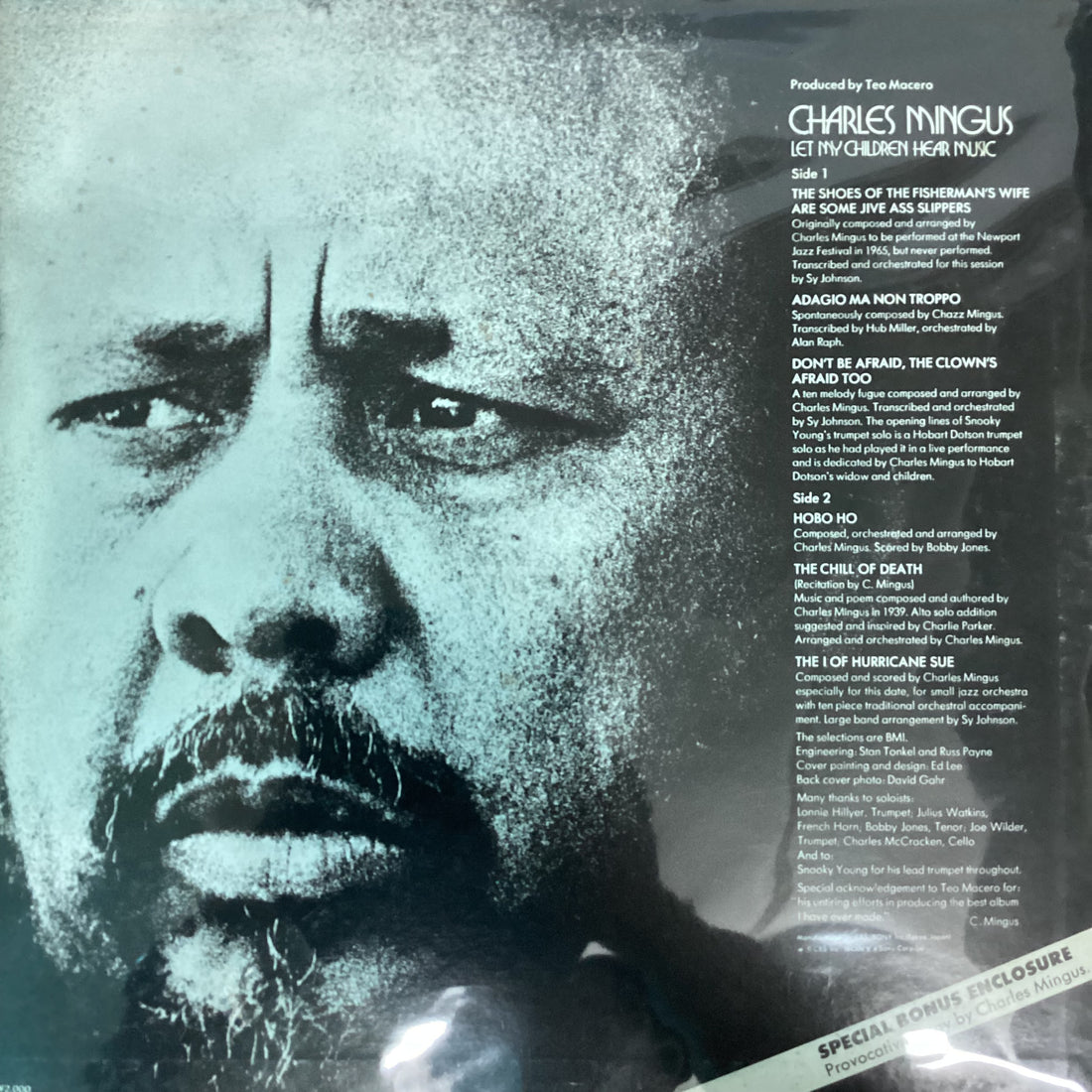 แผ่นเสียง Charles Mingus - Let My Children Hear Music Vinyl VG+