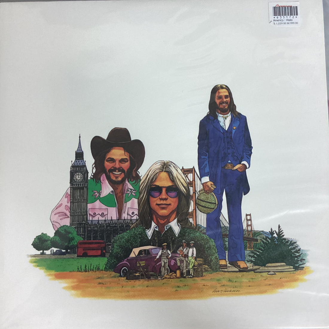 แผ่นเสียง America - History · America's Greatest Hits Vinyl VG+