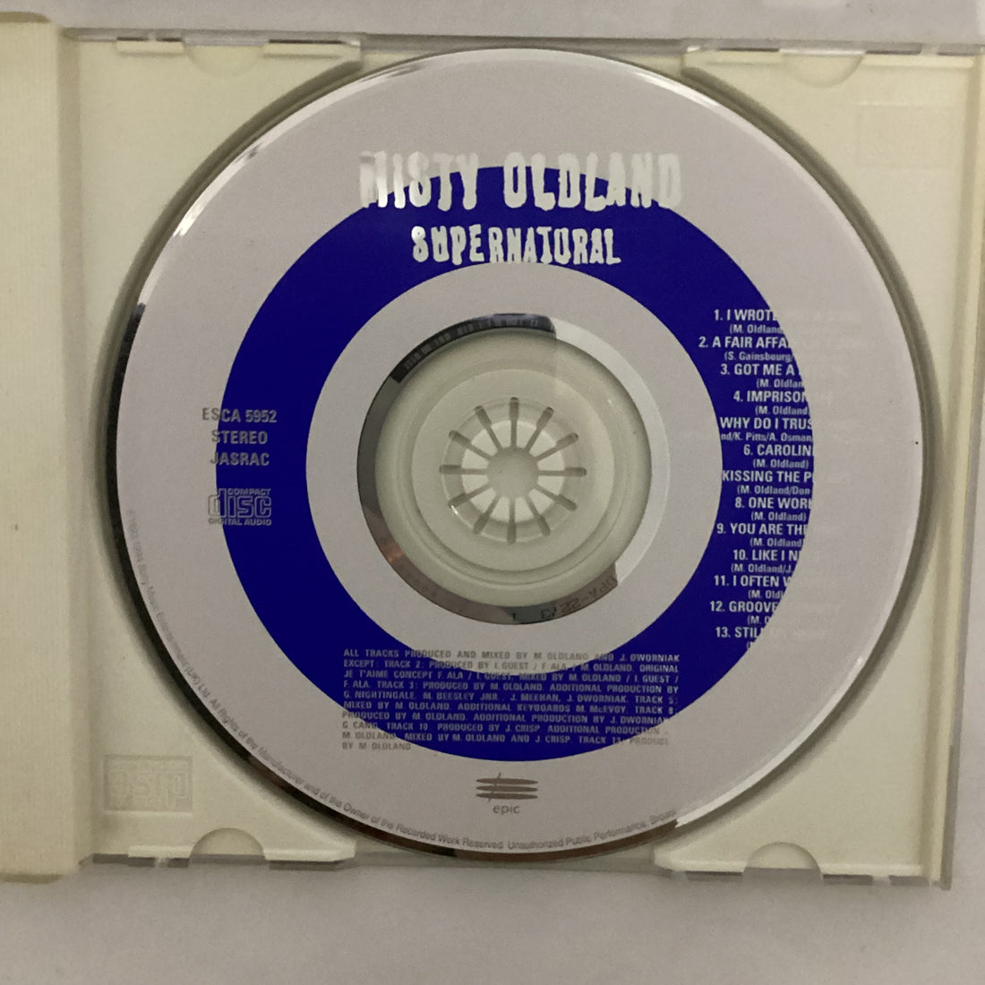 ซีดี Misty Oldland - Supernatural CD VG+
