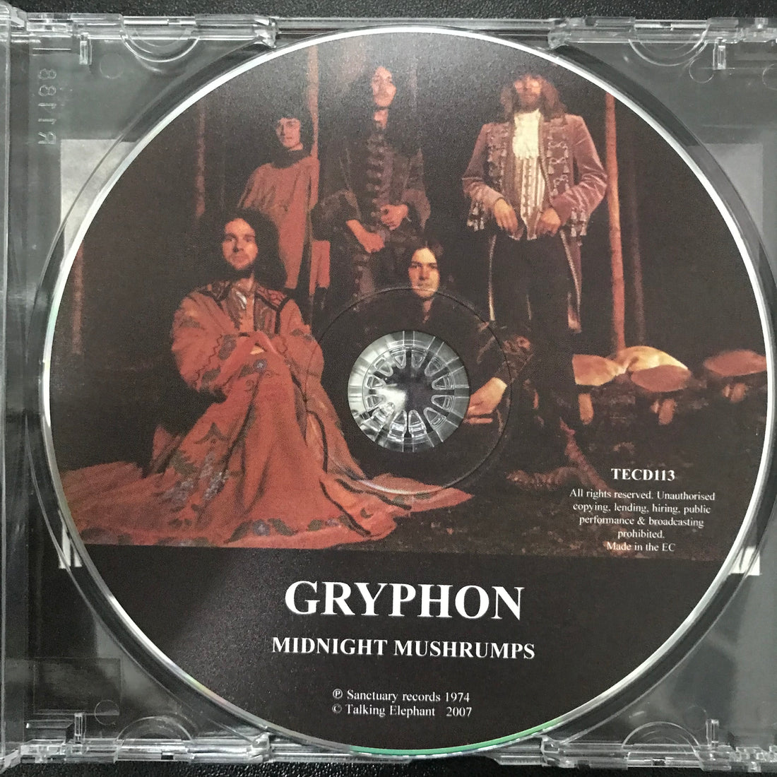 ซีดี Gryphon - Midnight Mushrumps CD VG+