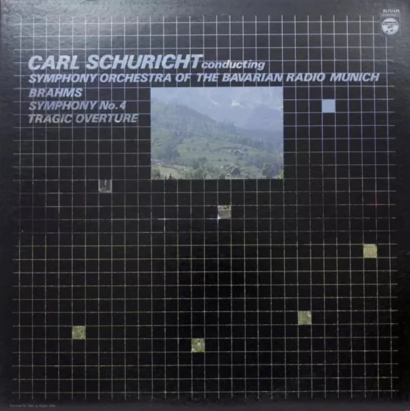 แผ่นเสียง Various - Carl Schuricht Conducting - Symphony Orchestra Of The Bavarian Radio Munich - Brahms Symphony No.4 Tragic Overture (Vinyl) (VG+)