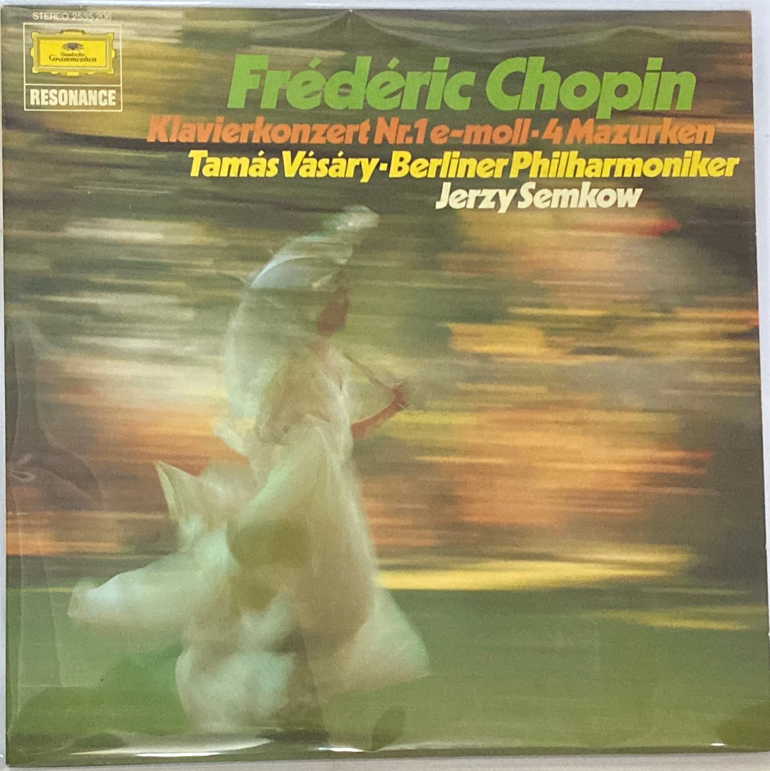 แผ่นเสียง Frédéric Chopin, Tamás Vásáry • Berliner Philharmoniker, Jerzy Semkow - Klavierkonzert Nr.1 E-moll • 4 Mazurken Vinyl VG+