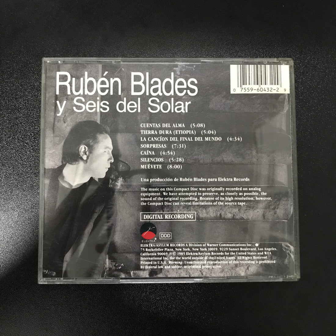 ซีดี Ruben Blades / Seis Del Solar - Escenas CD VG+