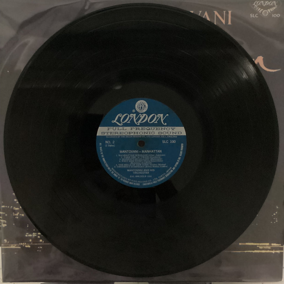 แผ่นเสียง Mantovani And His Orchestra - Manhattan Vinyl VG+