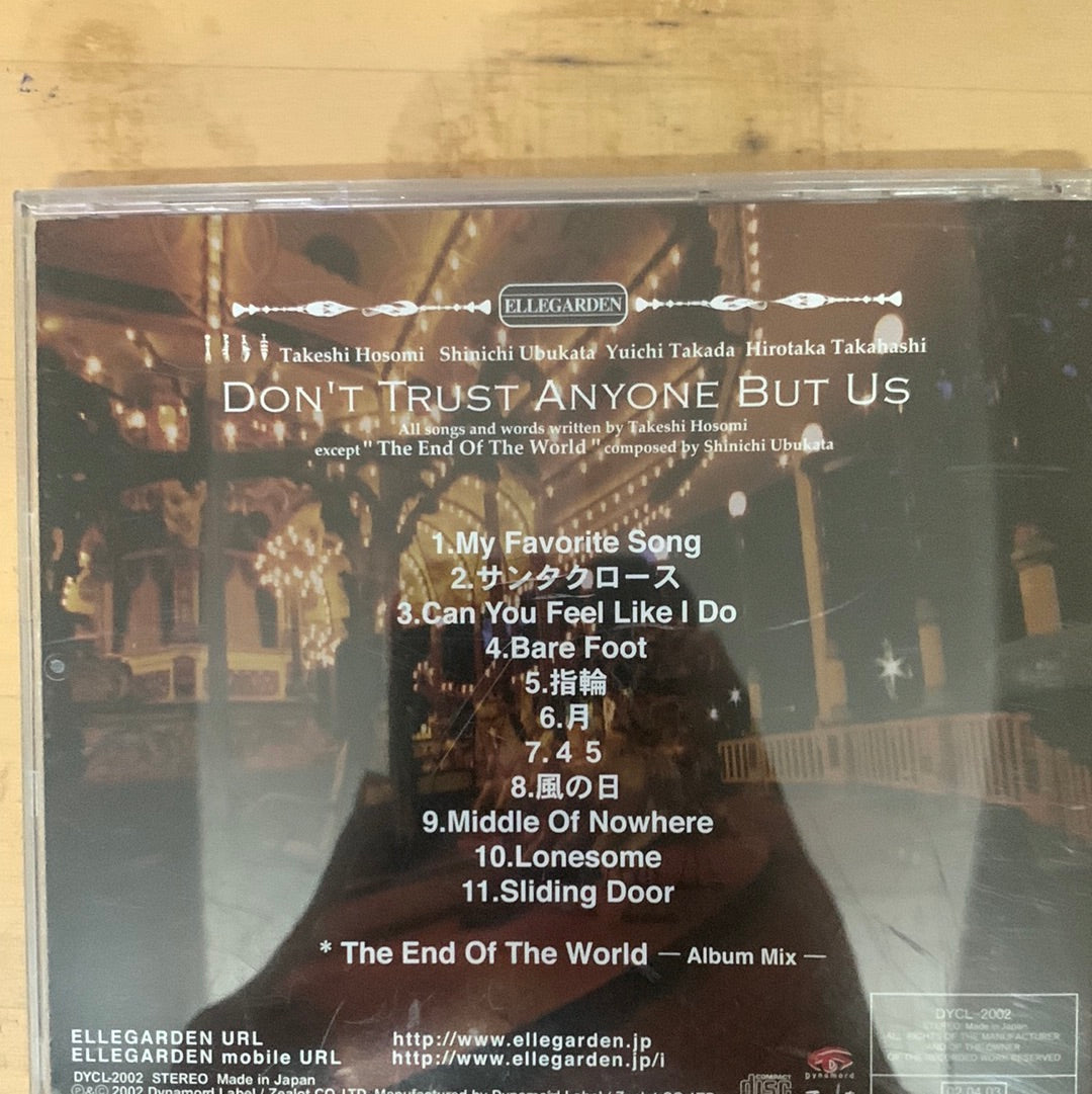 ซีดี Ellegarden - Don't Trust Anyone But Us CD VG+