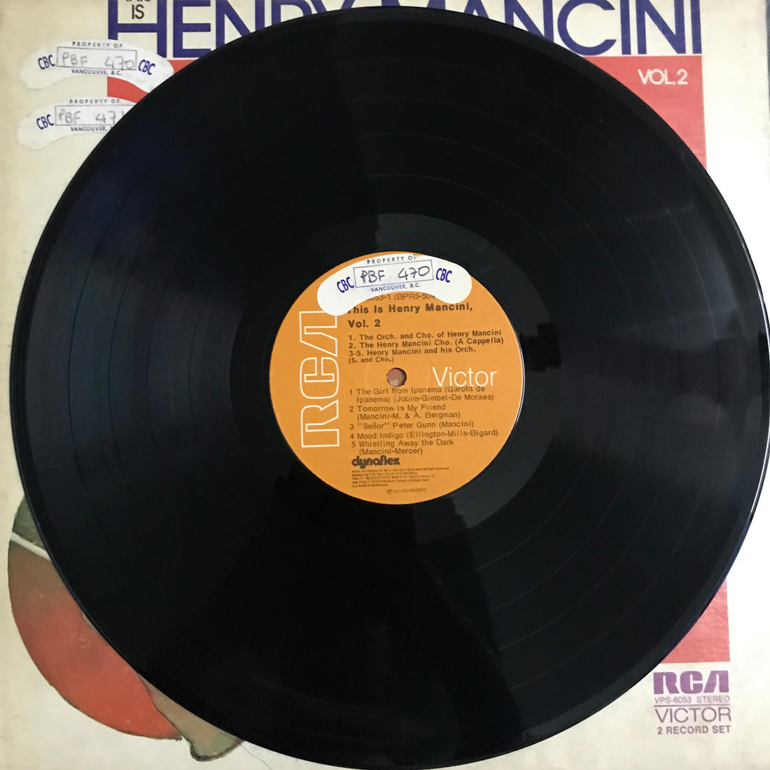 แผ่นเสียง Henry Mancini - This Is Henry Mancini Vol. 2 Vinyl VG+ 2LPs