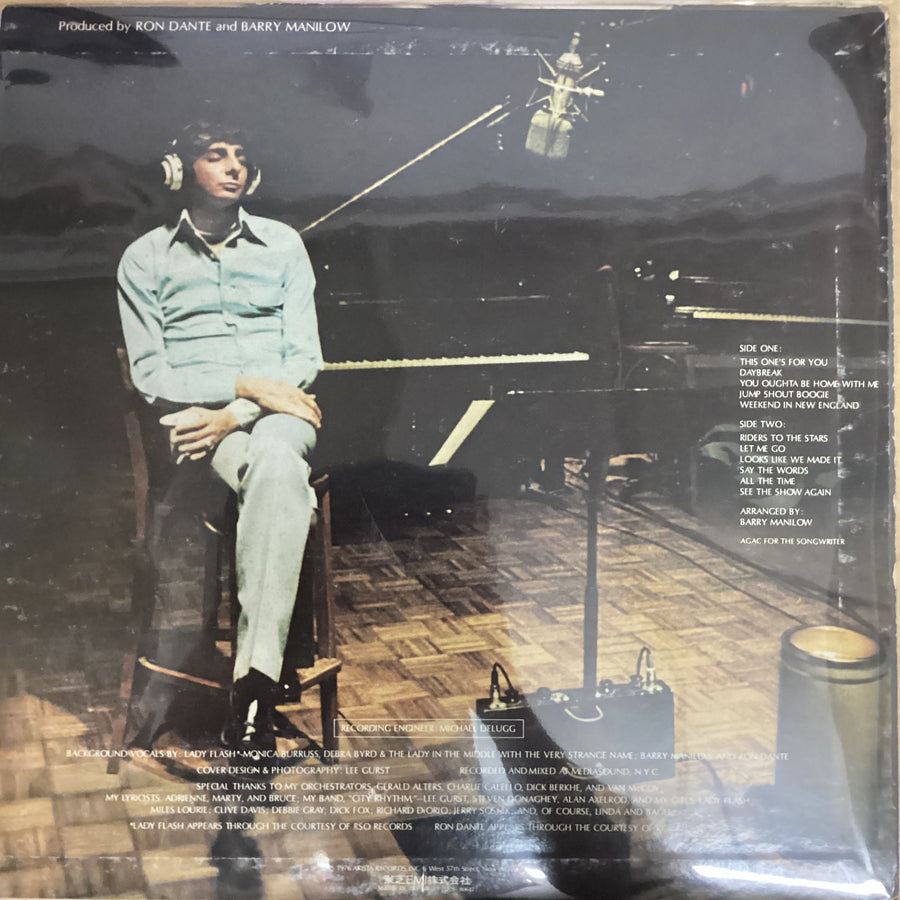 แผ่นเสียง Barry Manilow - This One's For You Vinyl VG+