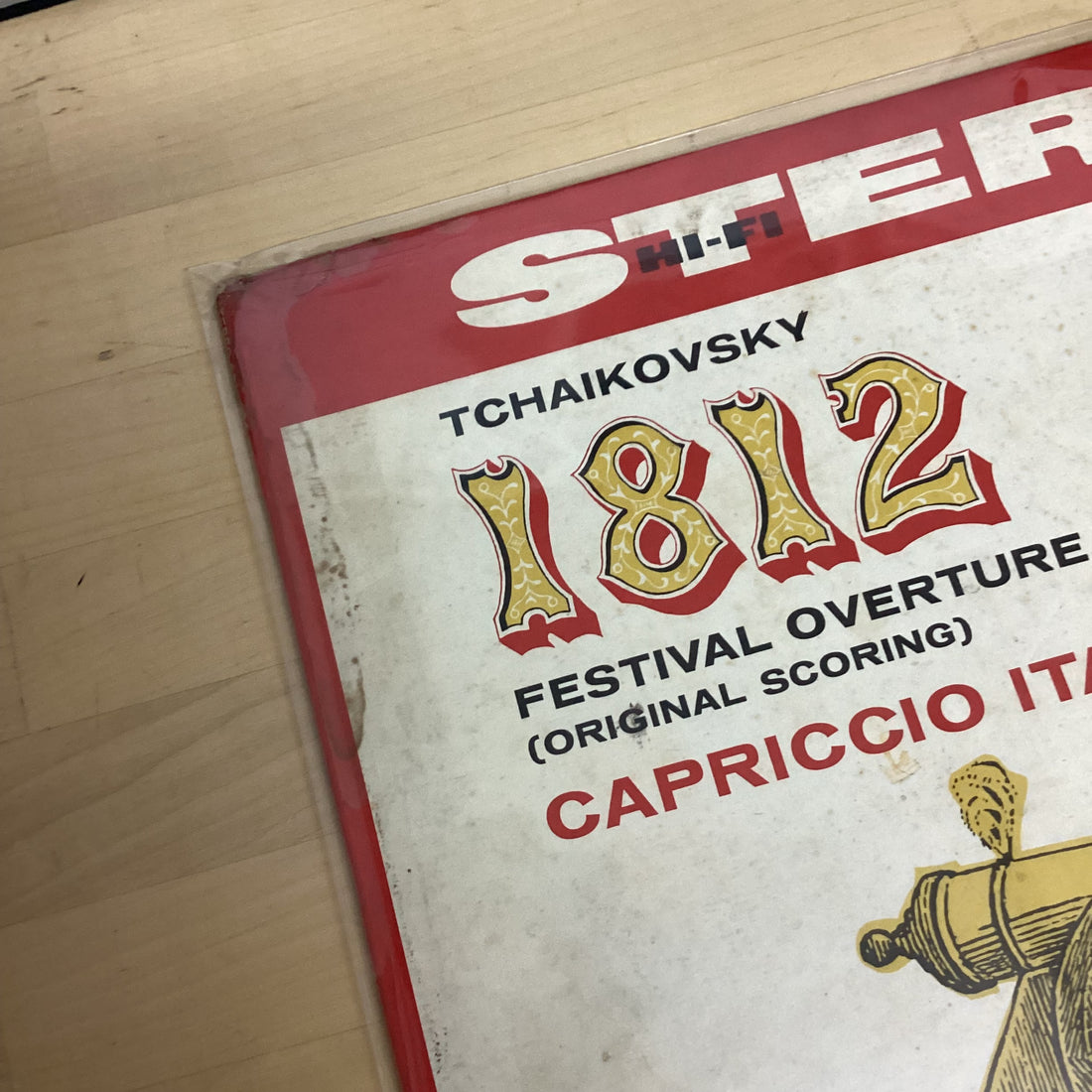 แผ่นเสียง Pyotr Ilyich Tchaikovsky - Antal Dorati, Minneapolis Symphony Orchestra, University Of Minnesota Brass Band - 1812 Festival Orchestra, Op. 49 Original Scoring / Capriccio Italien. Op. 45 Vinyl VG+