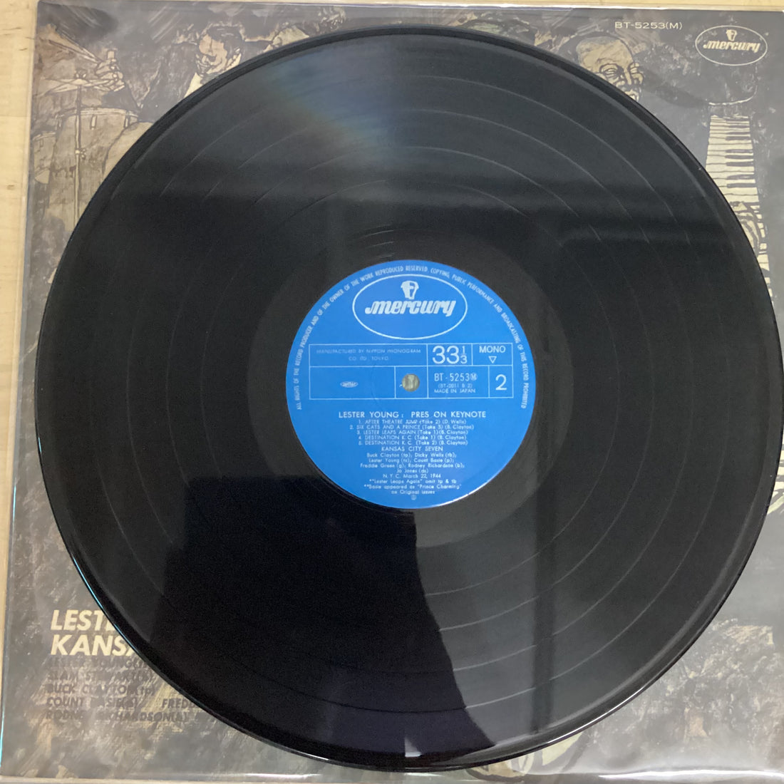 แผ่นเสียง Lester Young - Pres On Keynote Vinyl VG+
