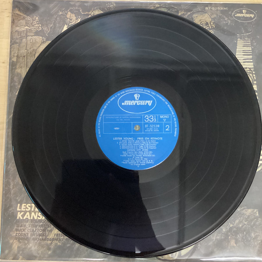 แผ่นเสียง Lester Young - Pres On Keynote Vinyl VG+