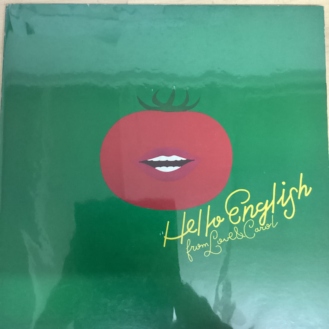 แผ่นเสียง Love & Carol - Hello English From Love & Carol Vinyl VG+ แผ่นสี