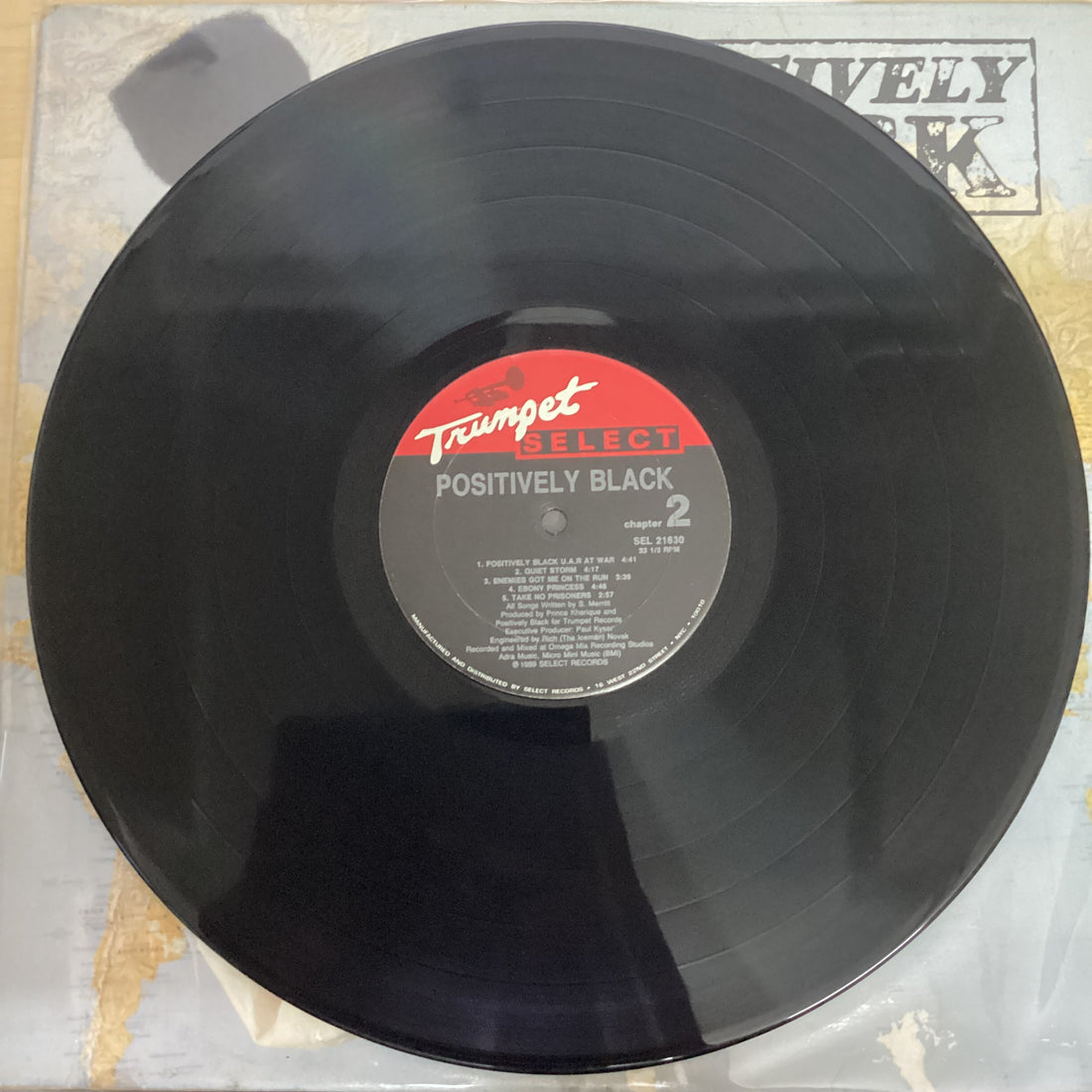 แผ่นเสียง Positively Black - Positively Black Vinyl VG+