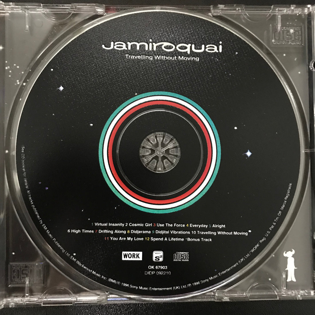 ซีดี Jamiroquai - Travelling Without Moving CD VG+
