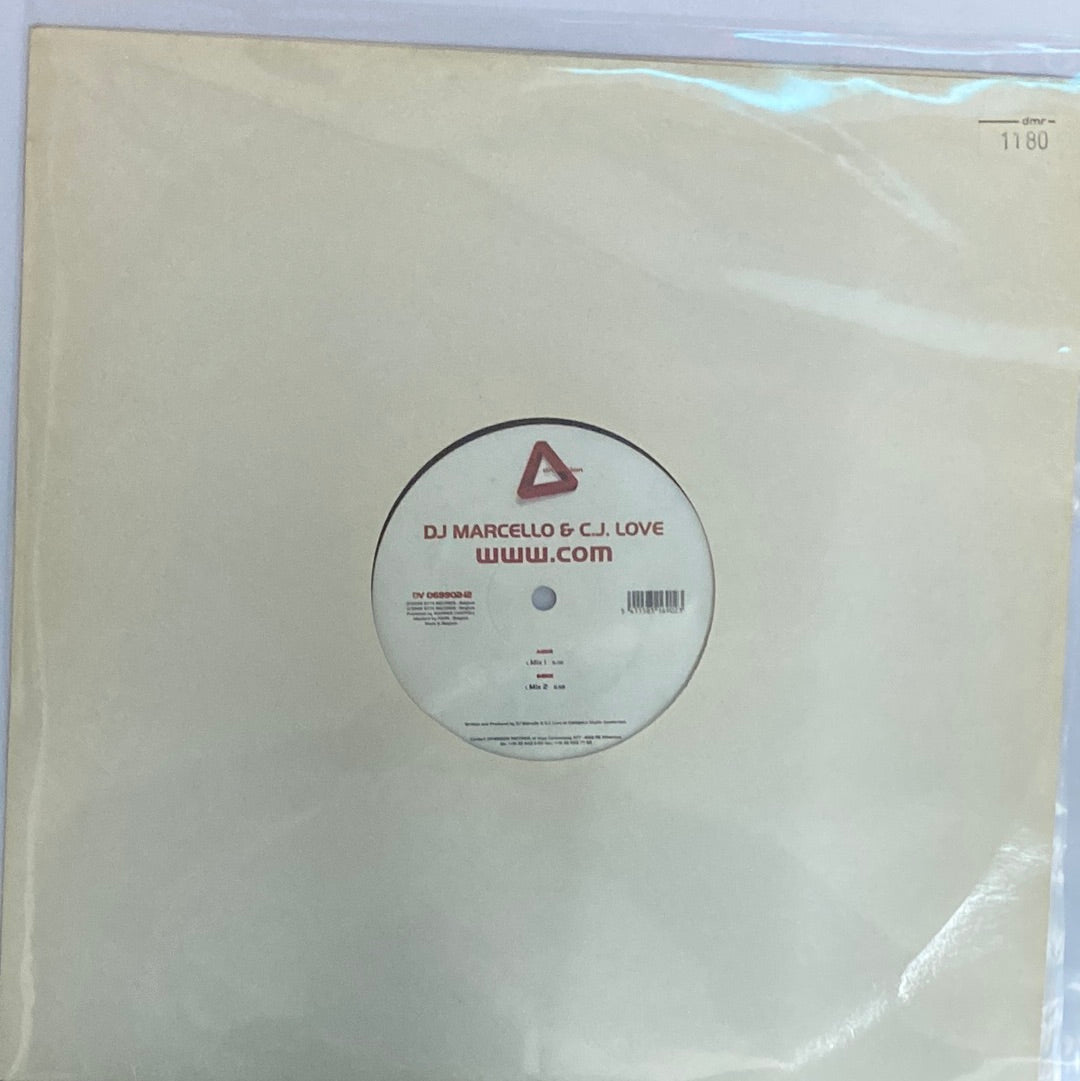 แผ่นเสียง DJ Marcello & CJ Love - www.com (Vinyl) (VG+)