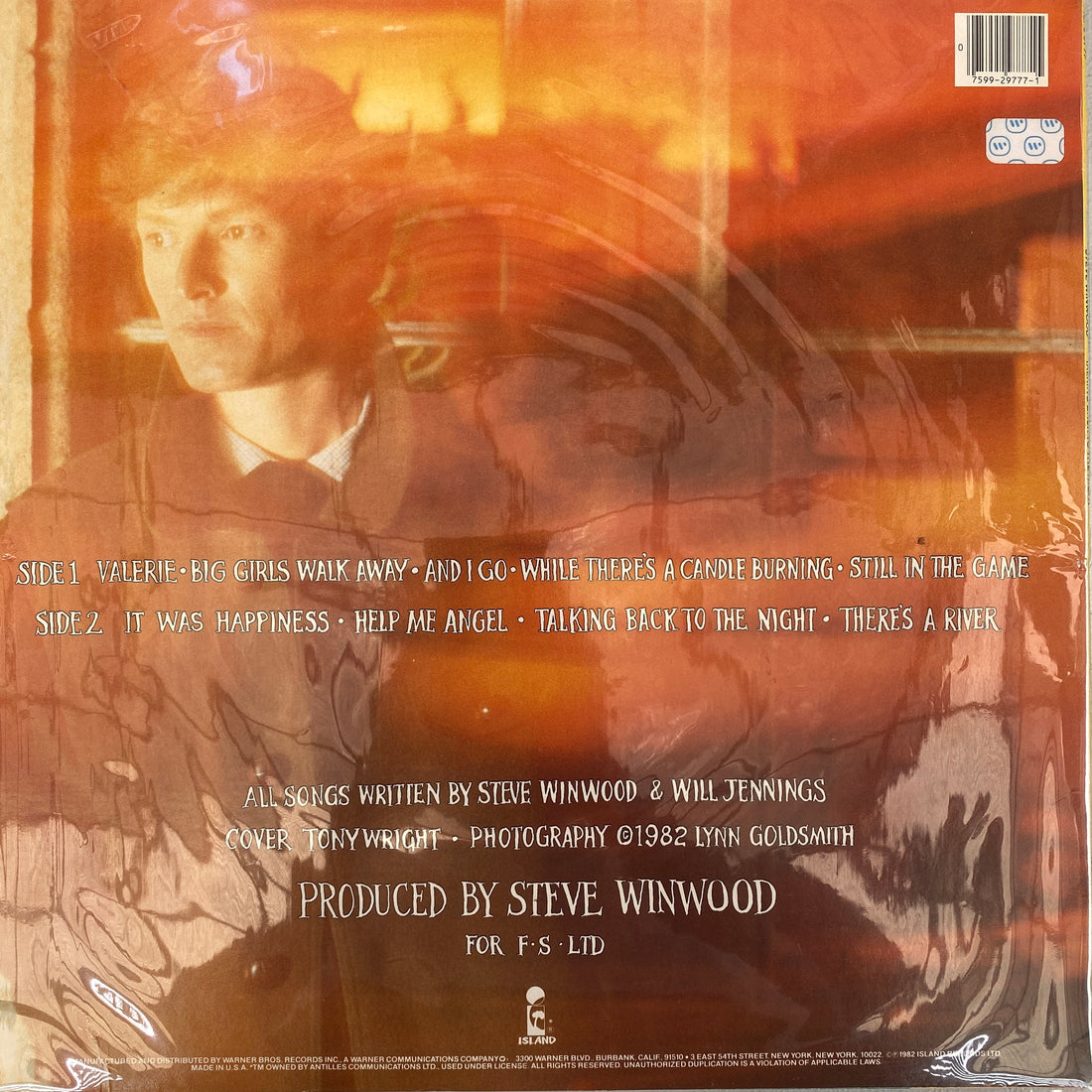 แผ่นเสียง Steve Winwood - Talking Back To The Night Vinyl VG+