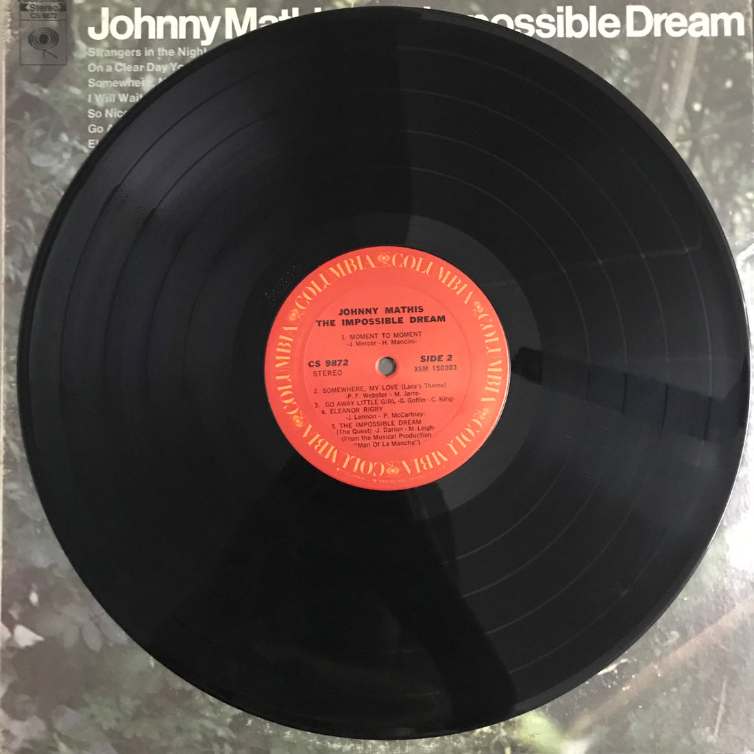 แผ่นเสียง Johnny Mathis - The Impossible Dream Vinyl VG+
