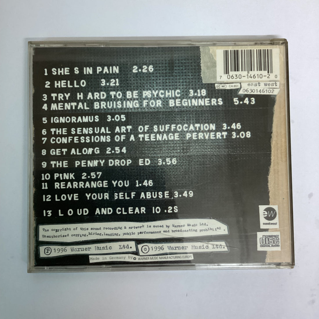 ซีดี Baby Chaos - Love Your Self Abuse CD VG+