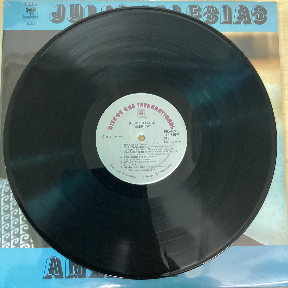 แผ่นเสียง Julio Iglesias - America Vinyl VG+