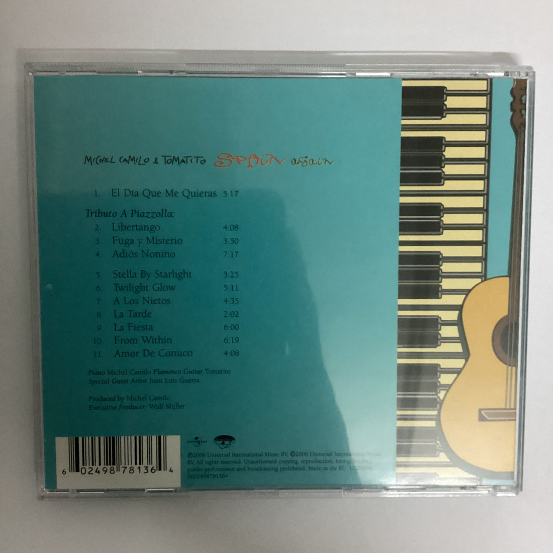 ซีดี Michel Camilo & Tomatito - Spain Again CD NM or M-