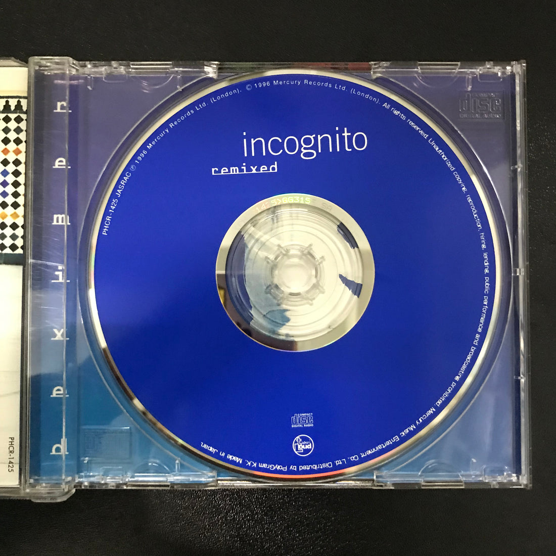 ซีดี Incognito - Remixed CD VG+