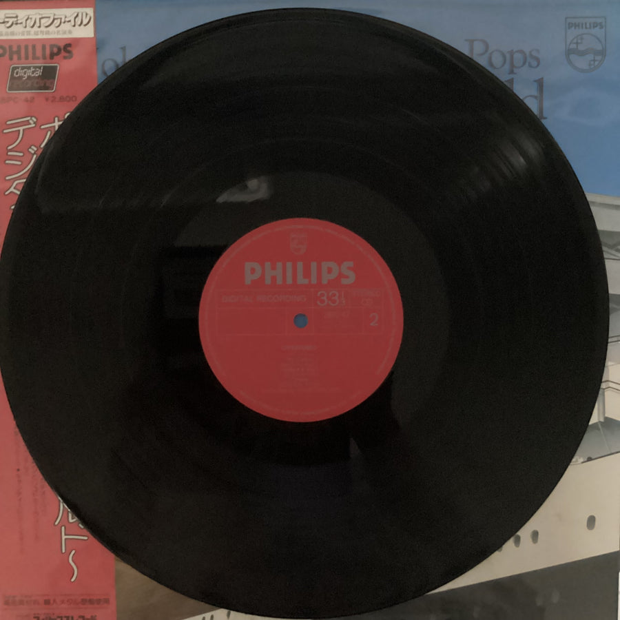 แผ่นเสียง John Williams • Boston Pops Orchestra - Pops Around The World Digital Overtures Vinyl VG+