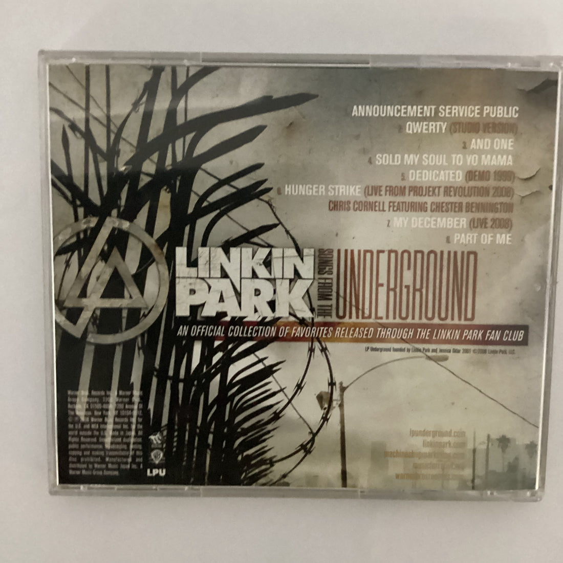 ซีดี Linkin Park - Songs From The Underground CD VG+