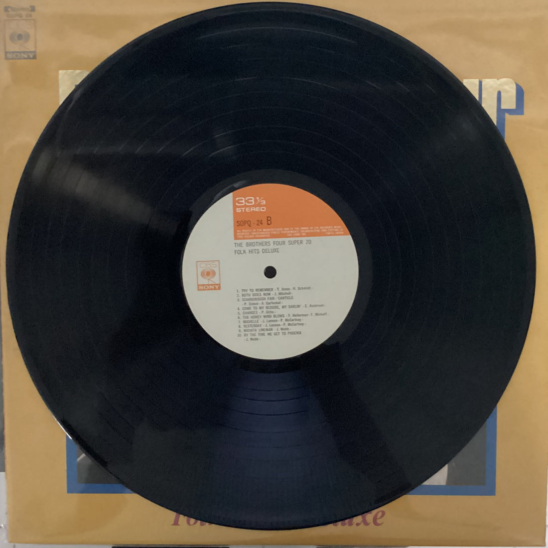 แผ่นเสียง The Brothers Four - The Brothers Four Super 20 Folk Hits Deluxe Vinyl VG+