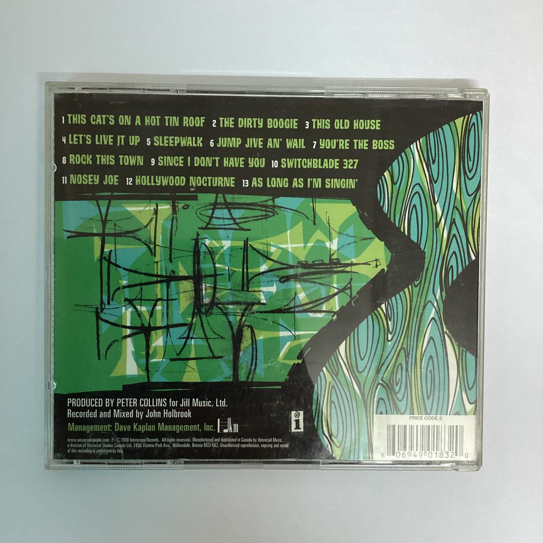 ซีดี Brian Setzer Orchestra - The Dirty Boogie CD VG+