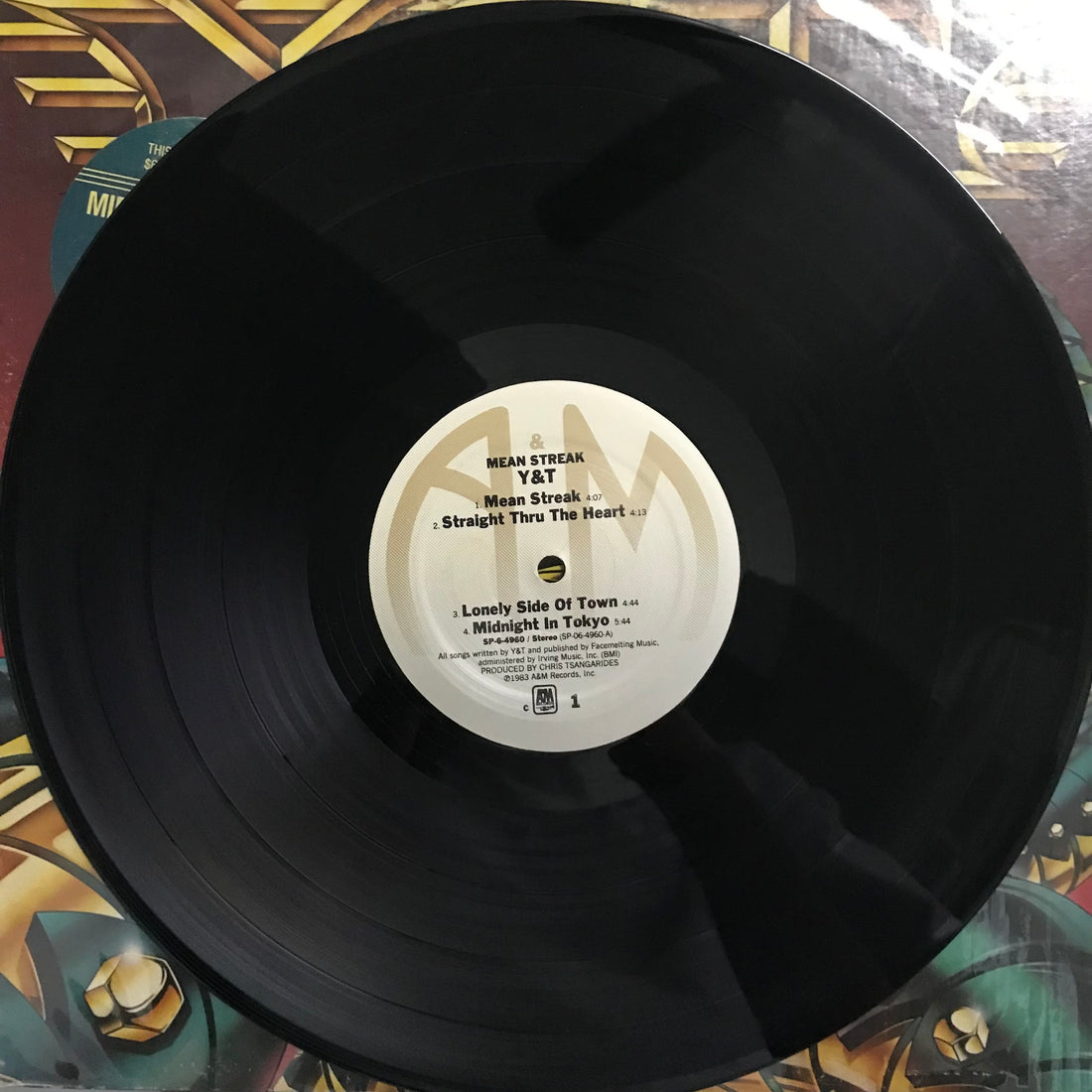 แผ่นเสียง Y & T - Mean Streak Vinyl VG+