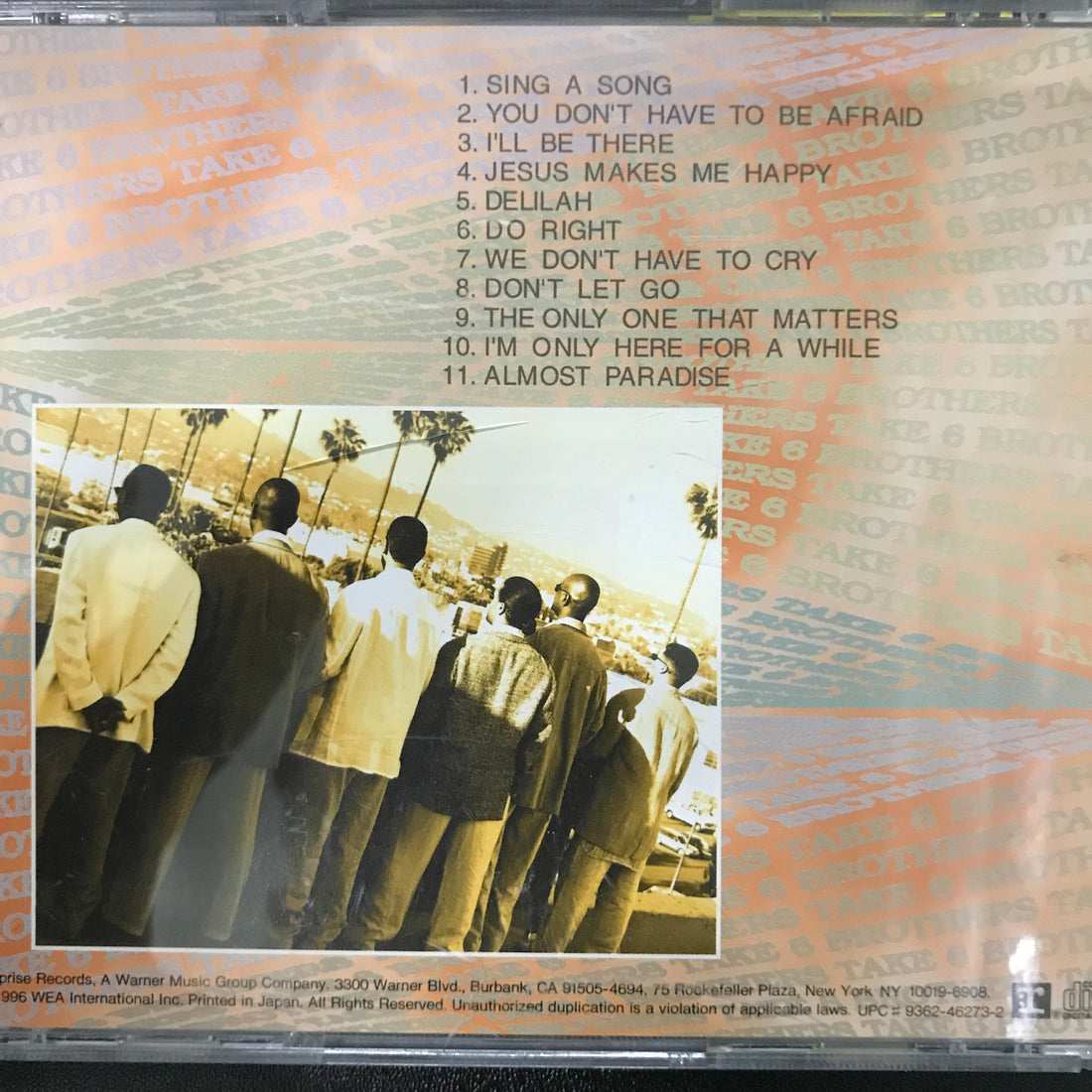 ซีดี Take 6 - Brothers CD VG+